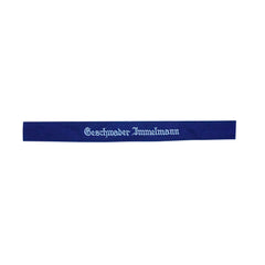 Premium WW2 Luftwaffe Geschwader Immelmann Ärmelband für Mannschaften repro – high-quality woven cuff title for enlisted ranks, not original, for reenactment and display