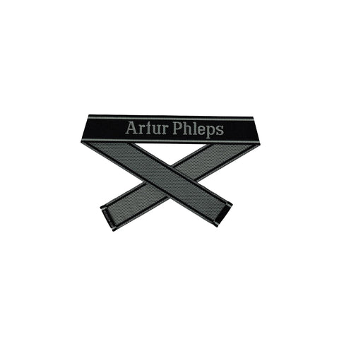 WW2 German Waffen-SS Artur Phleps BEVO woven cuff title sleeve band reproduction militaria accessory