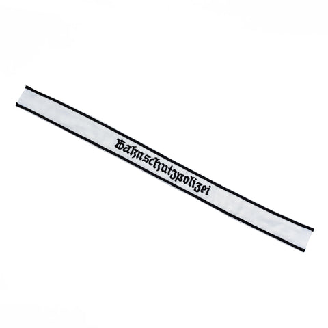 WW2 German Bahnschutzpolizei embroidered sleeve band WH armband reproduction militaria accessory