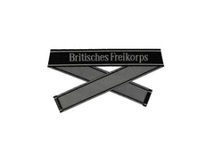 WW2 German Britisches Freikorps BEVO woven cuff title WH sleeve band reproduction militaria accessory