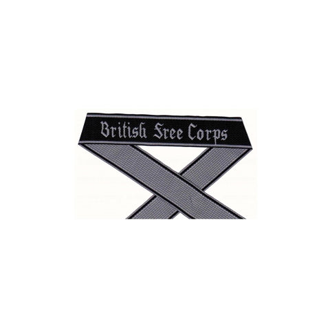WW2 German British Free Corps BEVO woven cuff title WH sleeve band reproduction militaria accessory