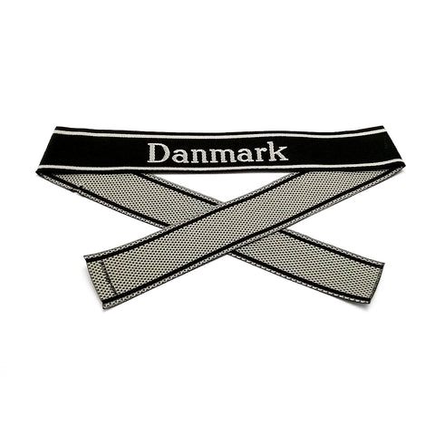 WW2 German Danmark BEVO woven cuff title WH sleeve band reproduction militaria accessory