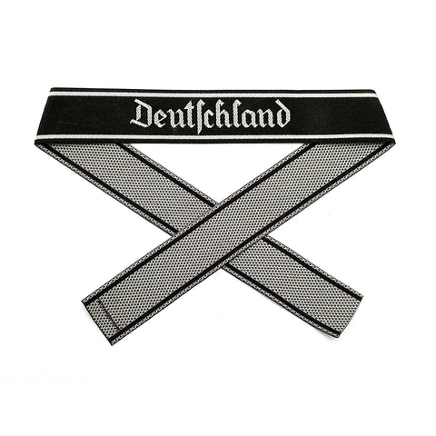 WW2 German Deutschland BEVO woven cuff title WH elite sleeve band reproduction militaria accessory