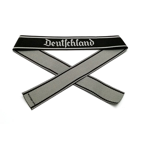 WW2 German Deutschland BEVO woven cuff title WH elite sleeve band reproduction militaria accessory