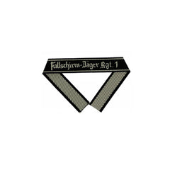WW2 German Luftwaffe Fallschirm-Jäger Regiment 1 BEVO woven cuff title paratrooper sleeve band reproduction militaria accessory