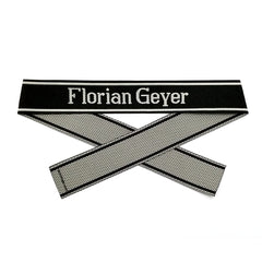 WW2 German Florian Geyer BEVO woven cuff title WH sleeve band reproduction militaria accessory