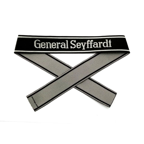 WW2 German General Seyffardt BEVO woven cuff title WH sleeve band reproduction militaria accessory