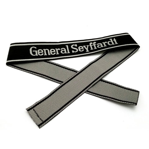 WW2 German General Seyffardt BEVO woven cuff title WH sleeve band reproduction militaria accessory