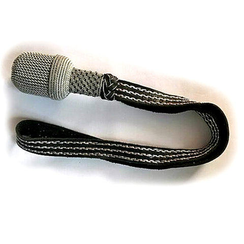 WW2 German Officer Portepee with Leather Strap Bayonet Knot (Large) Schlagband Reproduction