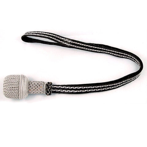 WW2 German Officer Portepee with Leather Strap (Small Version) Bayonet Knot Reproduction