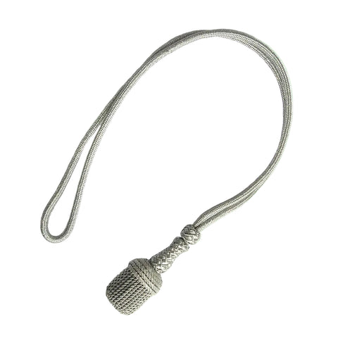 WW2 German Diplomatic Service Silver Officer Portepee Sword Knot (Faustriemen / Dragonne / Schlagband) Reproduction
