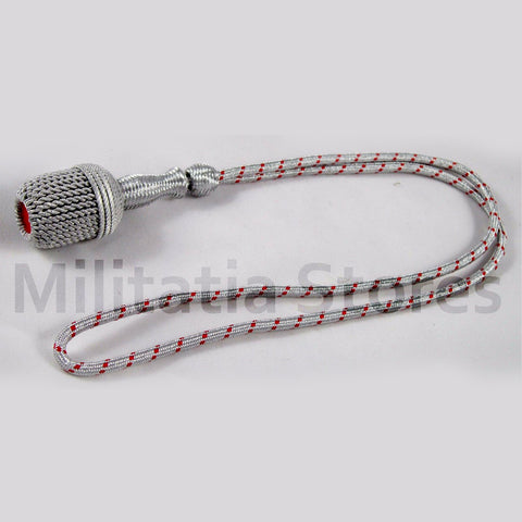 WW2 German Red Cross (DRK) Officer Portepee Sword Knot Silver DRK Knot Reproduction