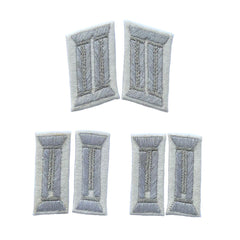 WW2 German infantry officer Waffenrock Satz Effekten collar tabs and sleeve insignia reproduction set for collectors, reenactment uniforms, and historical military displays