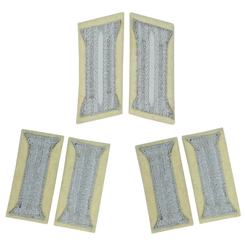 WW2 German Infanterie Kragenspiegel and sleeve insignia set reproduction for infantry parade uniform jacket, collectors, reenactment, and historical military display