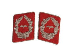 WW2 German Luftwaffe Major der Flakartillerie Kragenspiegel Collar Tabs – Flak Officer Insignia Reproduction