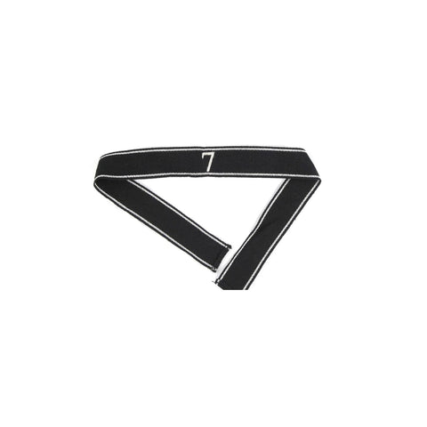 Premium elite hand embroidered number 7 Ärmelband officer version repro – high-quality handgestickt cuff title with numeral 7 for German officer uniforms, not original, for reenactment and display