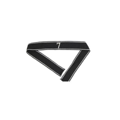 Premium elite hand embroidered number 7 Ärmelband officer version repro – high-quality handgestickt cuff title with numeral 7 for German officer uniforms, not original, for reenactment and display