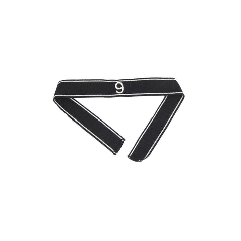 Premium elite hand embroidered number 9 Ärmelband officer version repro – high-quality handgestickt cuff title with numeral 9 for German officer uniforms, not original, for reenactment and display