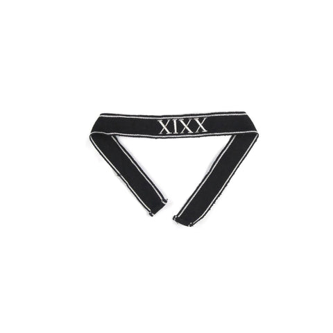 Premium elite hand embroidered XIXX Ärmelband officer version repro – high-quality handgestickt cuff title with unique XIXX numeral for German officer uniforms, not original, for reenactment and display