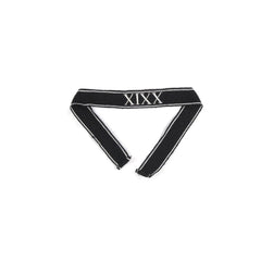 Premium elite hand embroidered XIXX Ärmelband officer version repro – high-quality handgestickt cuff title with unique XIXX numeral for German officer uniforms, not original, for reenactment and display