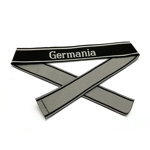WW2 German Germania BEVO woven cuff title WH elite sleeve band reproduction militaria accessory
