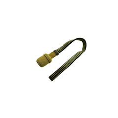 WW2 German gold officer portepee with leather strap oval tassel sword knot reproduction militaria accessory