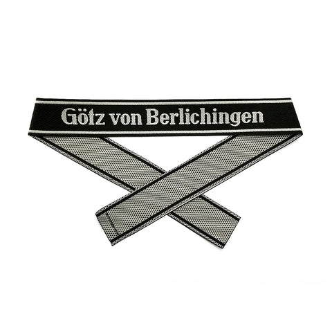 WW2 German Götz von Berlichingen BEVO woven cuff title WH sleeve band reproduction militaria accessory
