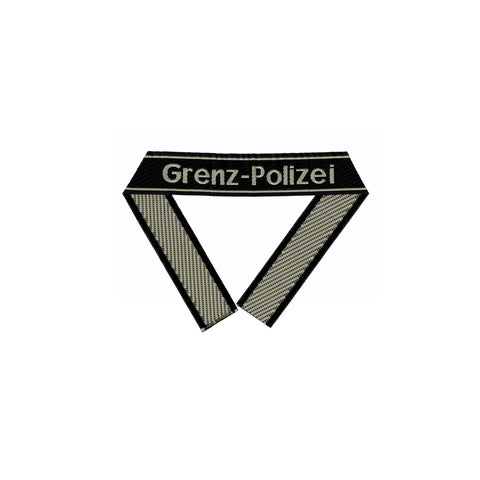 WW2 German Grenz-Polizei BEVO woven cuff title WH border police sleeve band reproduction militaria accessory