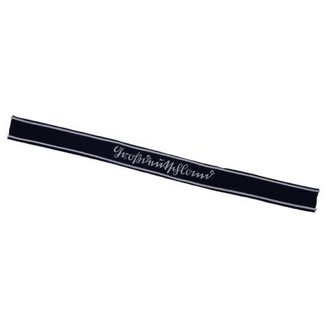 WW2 German Großdeutschland officer cuff title Sütterlin embroidered black sleeve band reproduction militaria accessory