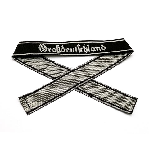 WW2 German Großdeutschland Sütterlin BEVO woven cuff title WH sleeve band reproduction militaria accessory