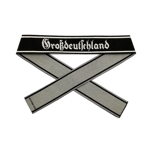 WW2 German Großdeutschland Sütterlin BEVO woven cuff title WH sleeve band reproduction militaria accessory