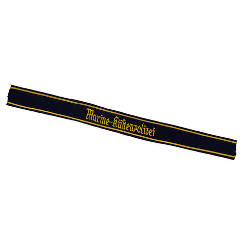 WW2 Kriegsmarine Marine-Küstenpolizei Mannschaften sleeve band reproduction naval militaria accessory