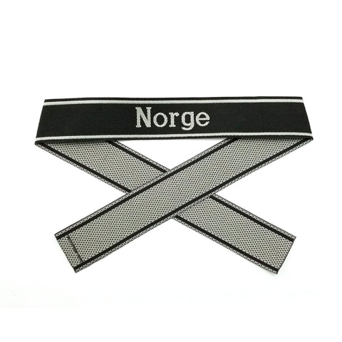 WW2 German Norge BEVO woven cuff title WH sleeve band reproduction militaria accessory