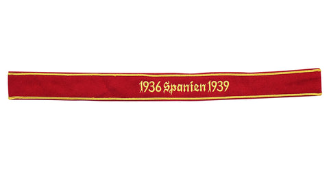 WW2 German Spanien 1936–1939 embroidered cuff title sleeve band reproduction militaria accessory