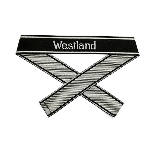 WW2 German Westland BEVO woven cuff title WH sleeve band reproduction militaria accessory
