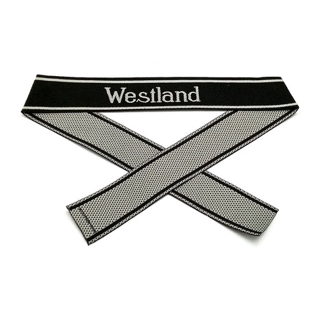 WW2 German Westland BEVO woven cuff title WH sleeve band reproduction militaria accessory