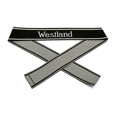 WW2 German Westland BEVO woven cuff title WH sleeve band reproduction militaria accessory