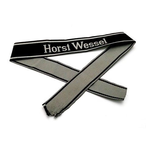 WW2 German Bevo Cuff title ''Horst Wessel'' woven cuff