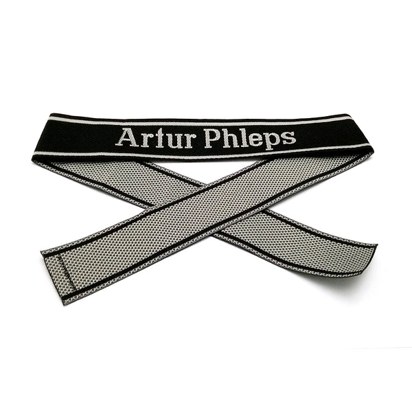 WW2 German Bevo Cuff title ''Artur Phleps'' woven cuff – Bil international