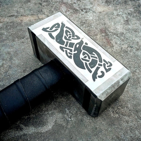 Custom Hand Forged Carbon Steel Mjolnir HAMMER Thor Odison The GOD of Thunder Hammer, The Avengers Weapon THOR Hammer of Norse Mythology (X-04)