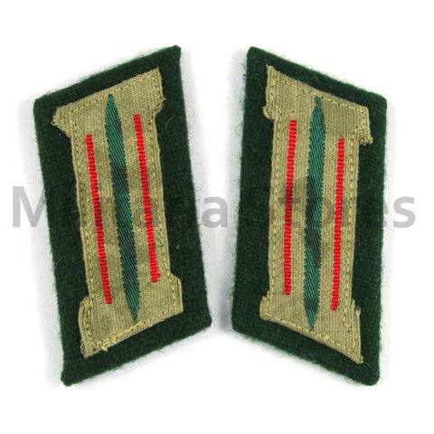 WW2 German Heer Artillery EM Bevo Collar Tabs