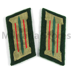 WW2 German Heer Artillery EM Bevo Collar Tabs