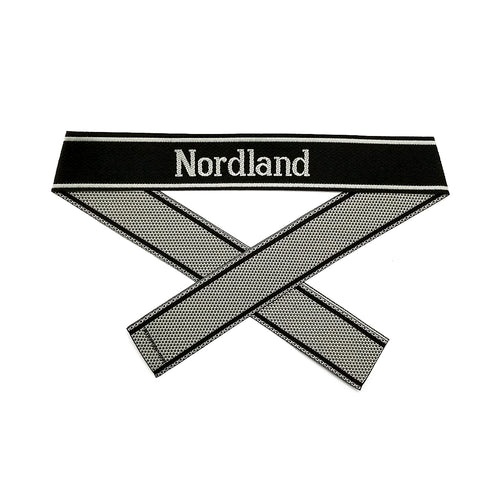 WW2 German Bevo Cuff title ''Nordland' woven cuff