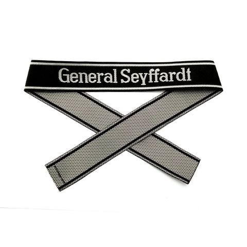 WW2 German Bevo Cuff title ''General Seyffardt'' woven cuff