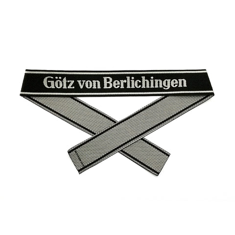 WW2 German Bevo Cuff title ''Götz von Berlichingen' woven cuff