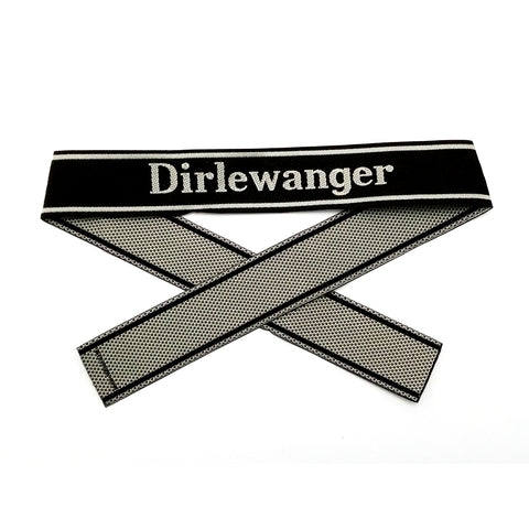 WW2 German Bevo Cuff title ''Dirlewanger'' woven cuff