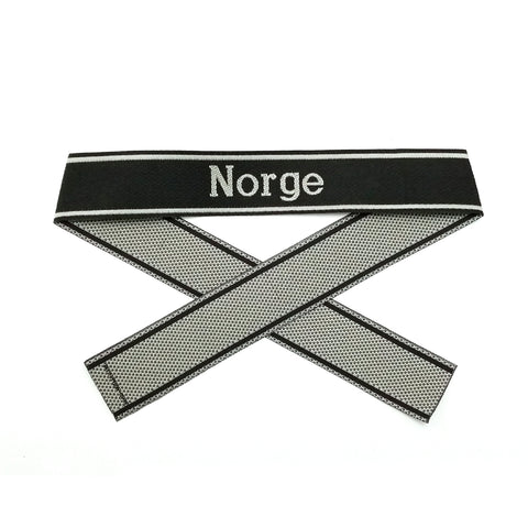 WW2 German Bevo Cuff title ''Norge'' woven cuff