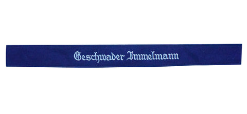 WW2 EM Cuff Title  WH Luftwaffe Geschwader Immelmann Ärmelband für Mannschafte
