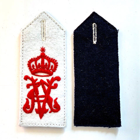 WW1 epaulettes in the German Empire Shoulder boards with loop (WW-47)