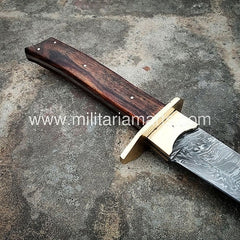 Damascus Steel Tanto Type viking sword / Hunting Knife  (SW-18)